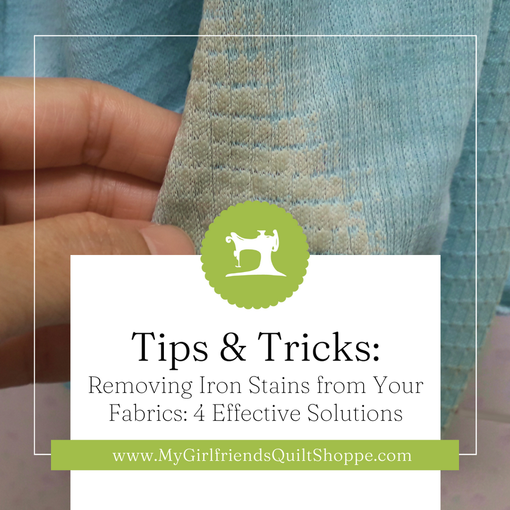 Removing Iron Stains from Your Fabrics: 4 Effective Solutions