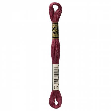 DMC Floss, Medium Dark Antique Mauve 