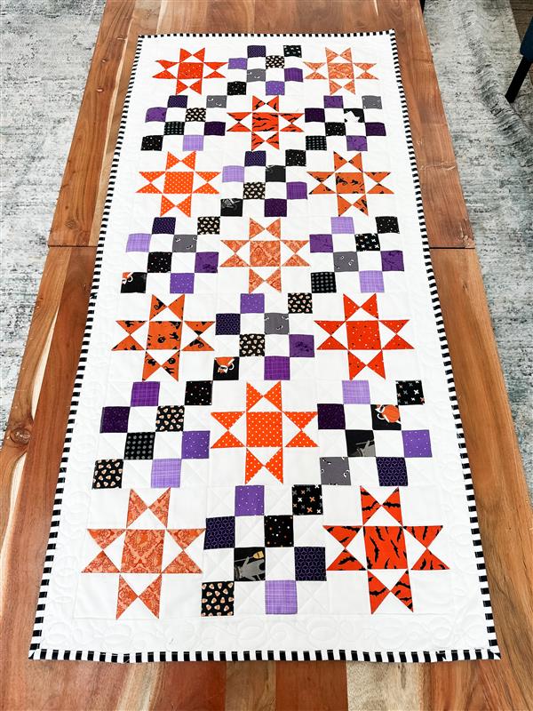 stars on table runner