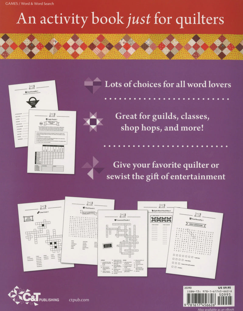 Happy Quilter Variety Puzzle Vol. 2 back cover