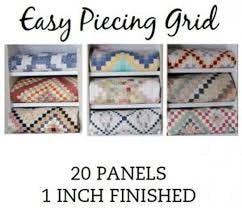 Easy Piecing Grid 20 Panels 1" Finished 