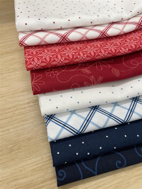 Kimberbell Patriotic Fat Quarter Bundle (8)