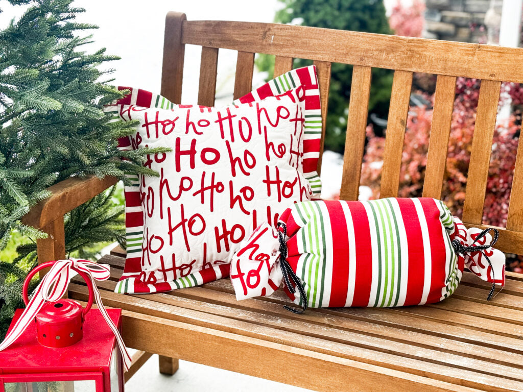 Ho! Ho! Ho! Porch Pillow