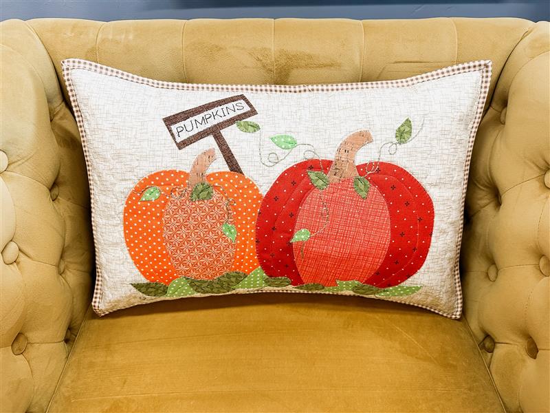 halloween pumpkin pillow kit