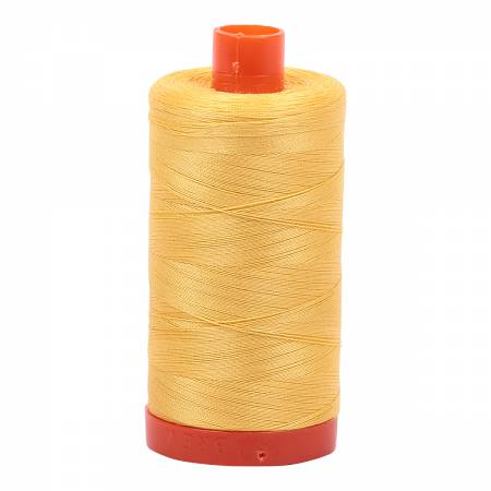 Aurifil thread 1422 yd- Pale Yellow