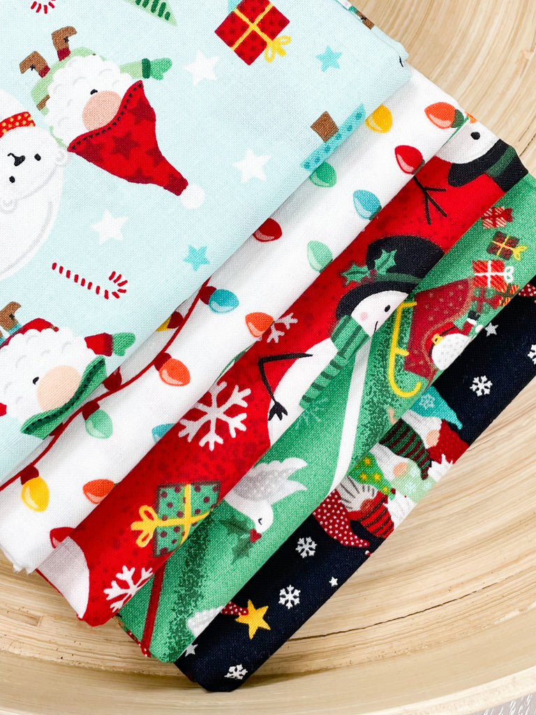 Be Merry Fat Quarter Bundle (5)