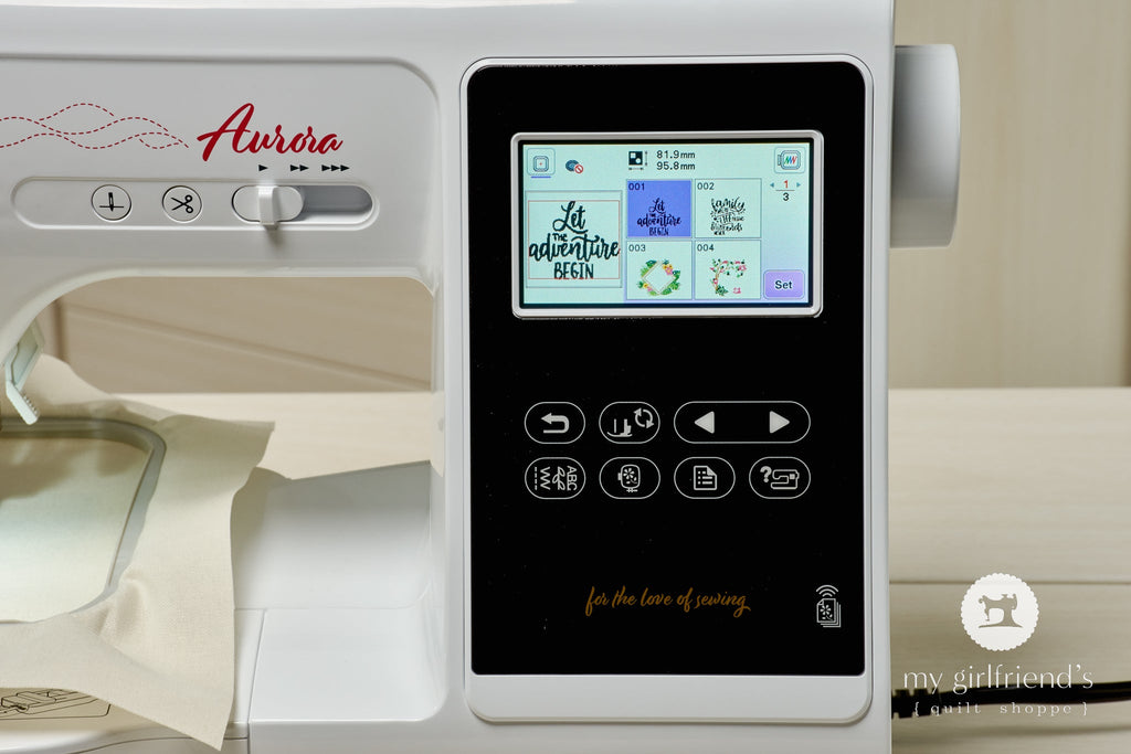 Baby Lock Aurora Sewing and Embroidery Machine 