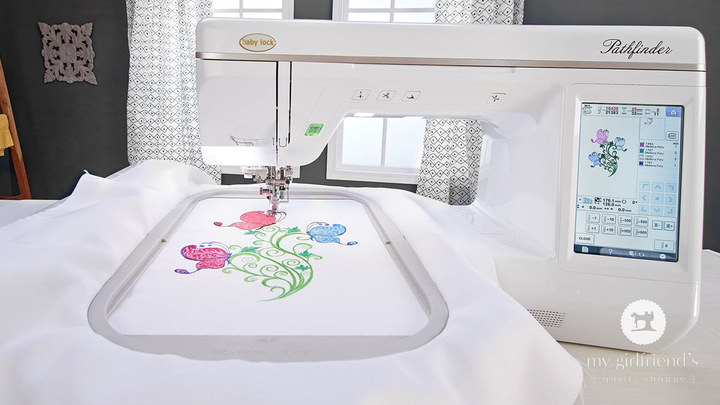 Baby Lock Pathfinder Embroidery Machine 