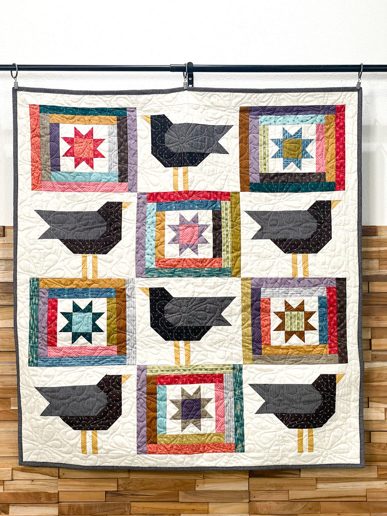 Crows in the Corn Wall Hanging