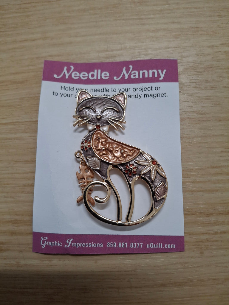 Needle Nanny Cat with Fish