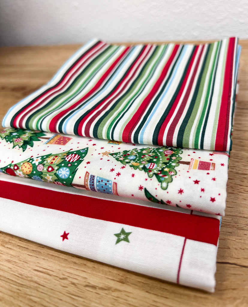 Christmas Wishes Advent Calendar fabric Kit