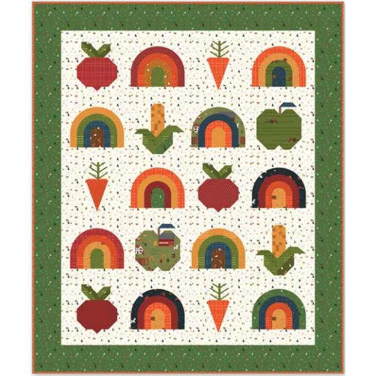 rainbow cute quilt