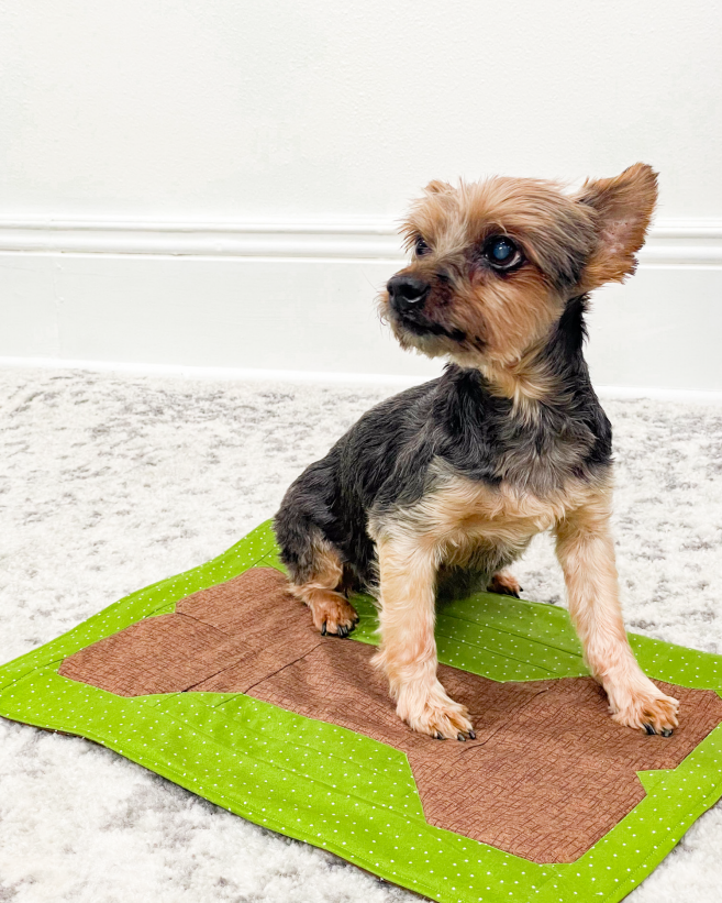 Dog Bone Kennel Quilt 