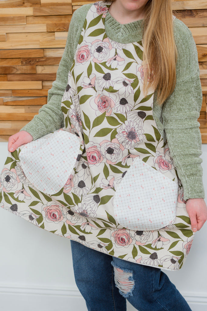 Criss Cross Apron- Cream