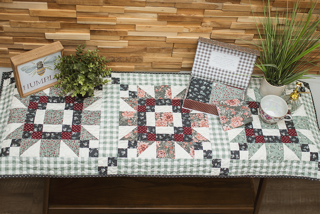 Down The Garden Path Table Runner 