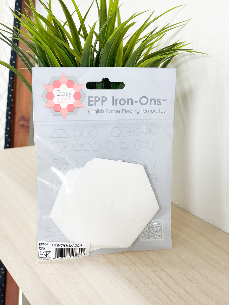 Easy EPP Hexagon Iron-Ons