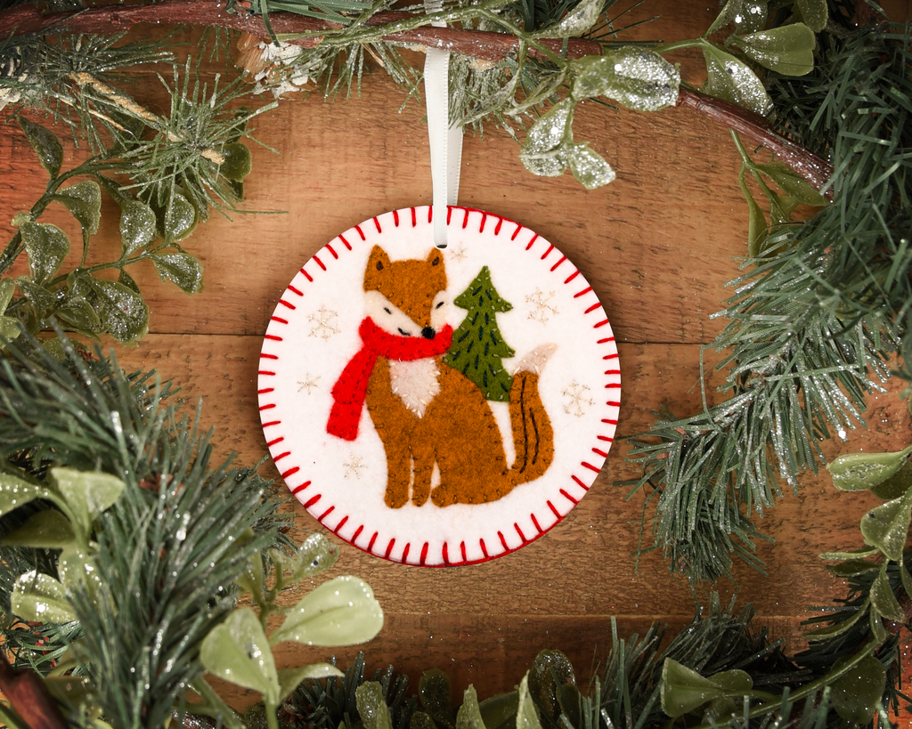 handmade sewing christmas ornament