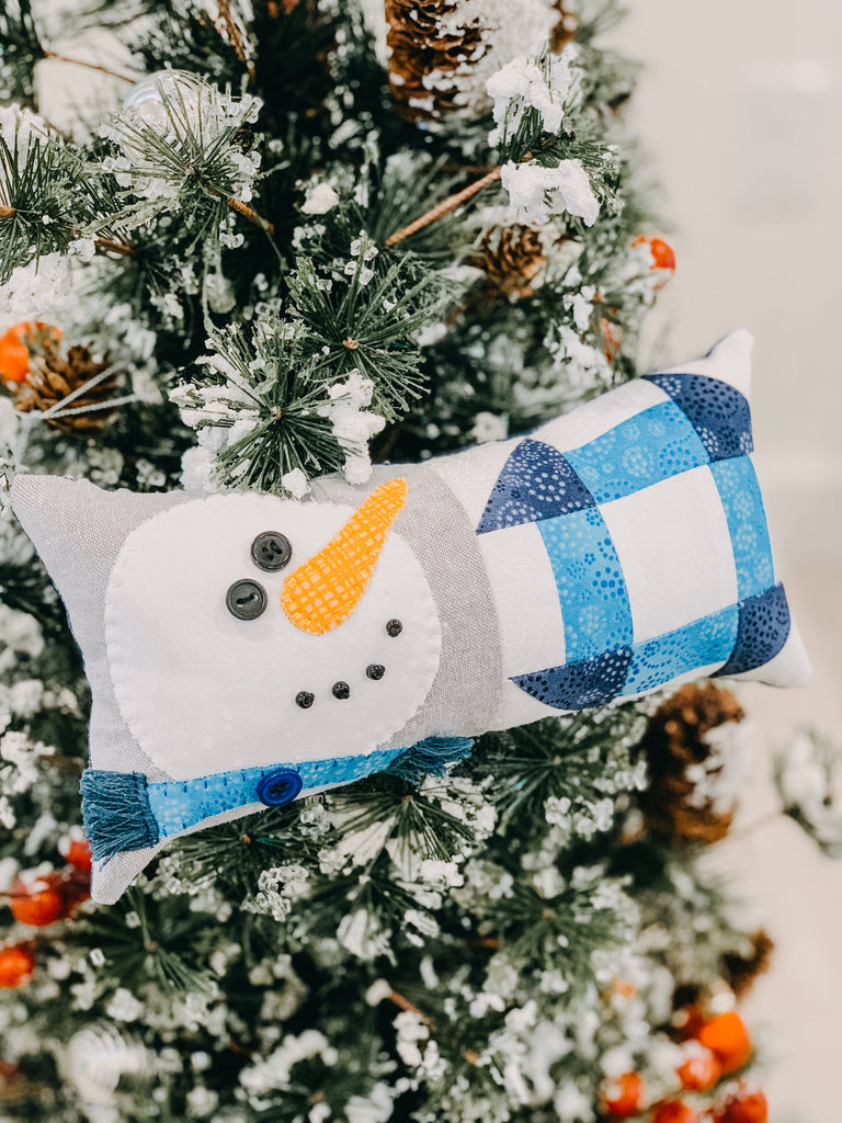 snowman winter quilt