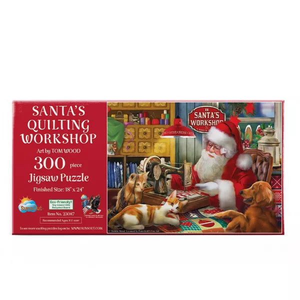 SANTA'S QUILTING WORKSHOP 300PC