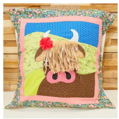 Highland Cow Pillow Kit