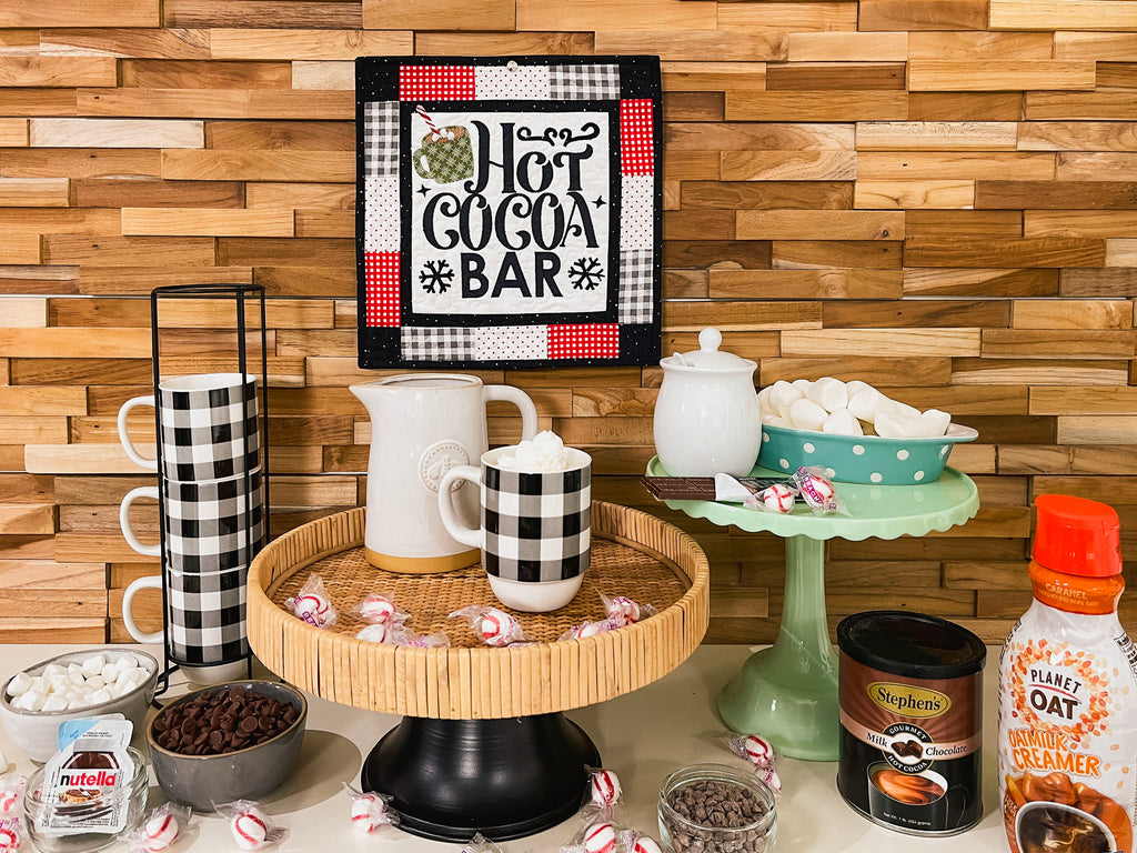 Hot Cocoa Bar Mini Quilt (Downloadable Pattern)