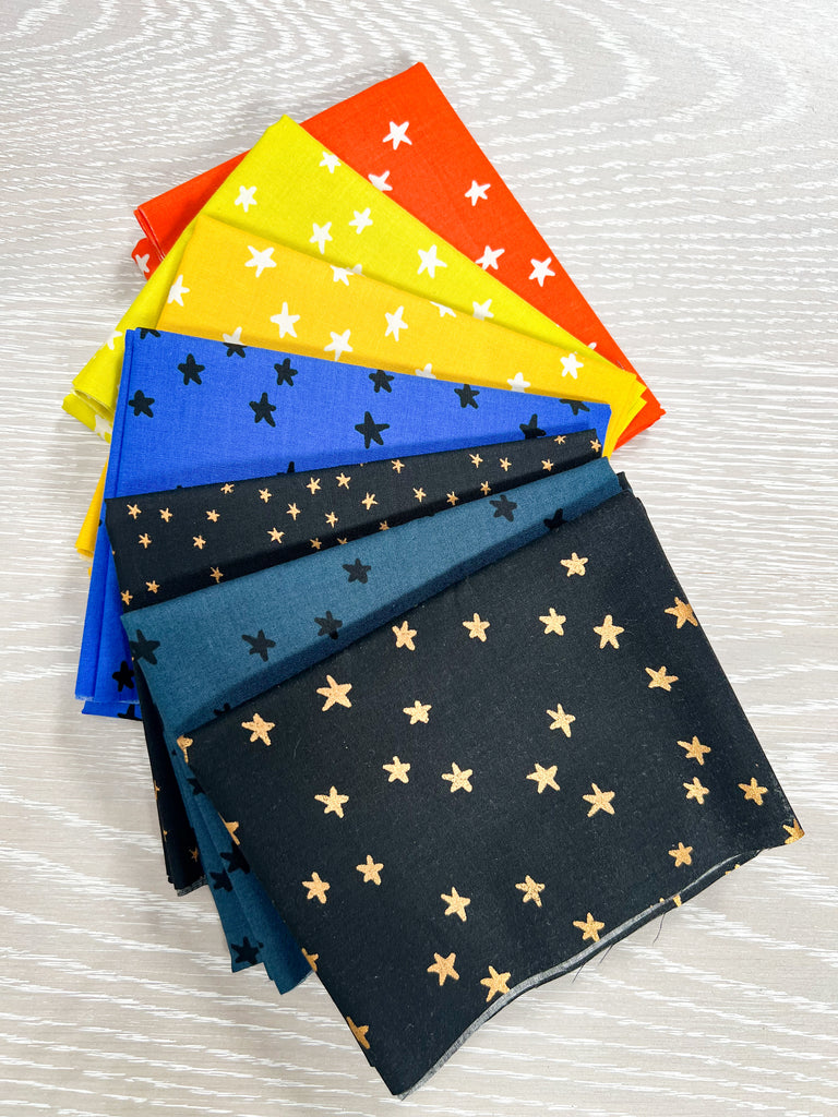 Ruby Star Starry Fat Quarter Bundle (7)