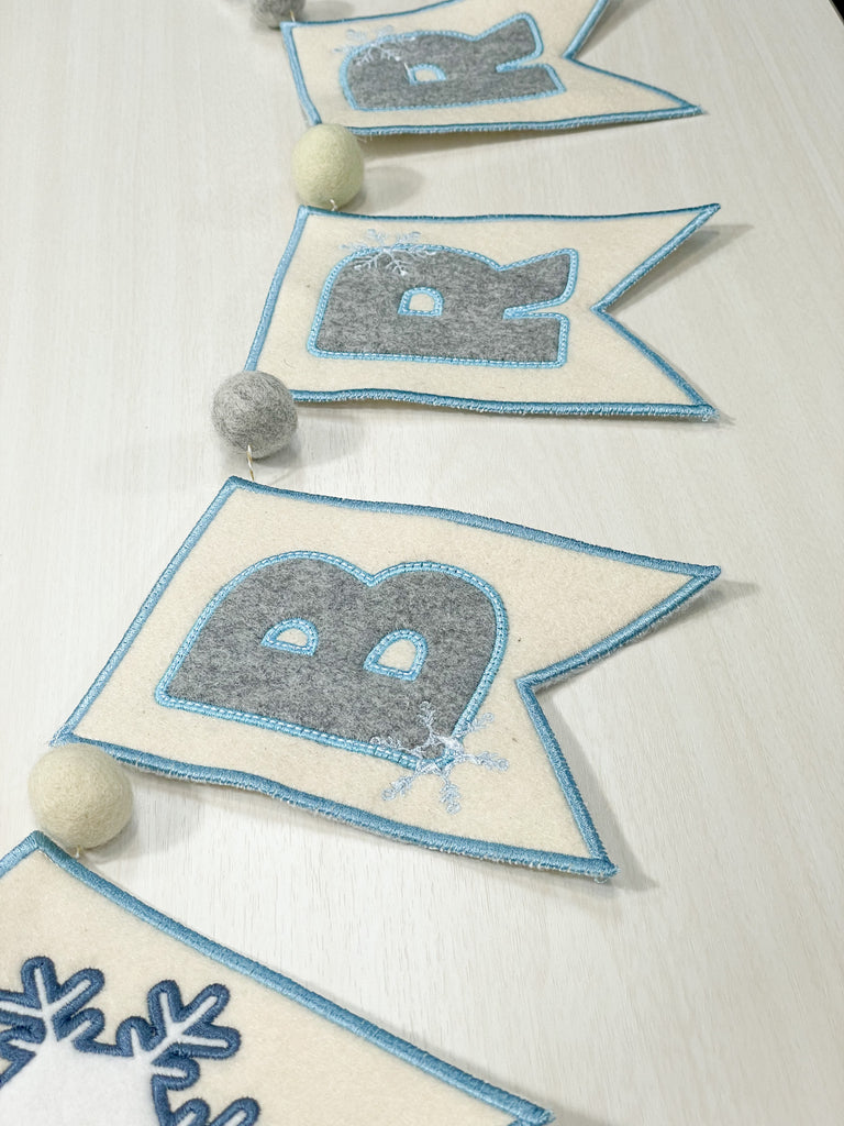 cute felt banner