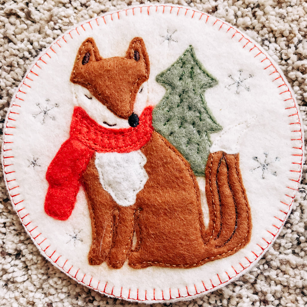 handmade felt ornament