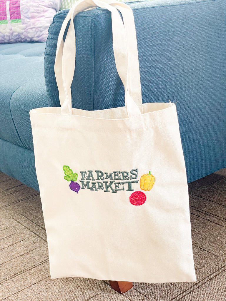 Farmers Market Machine Embroidery Design 