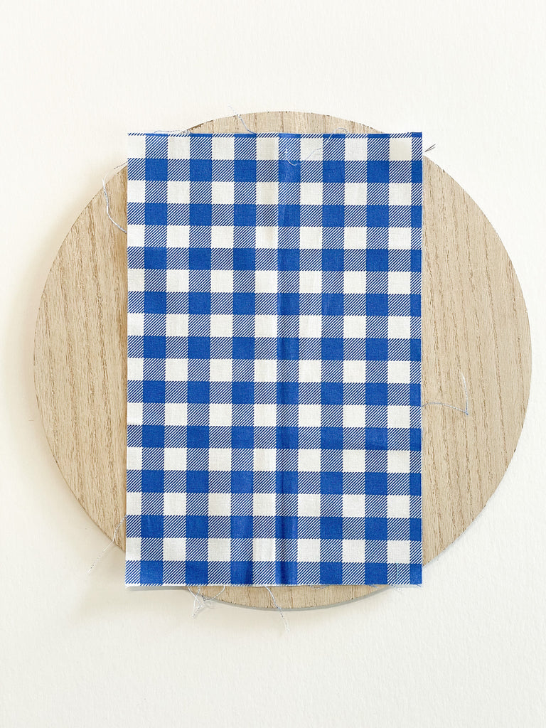 American Plaid, Blue Fabric