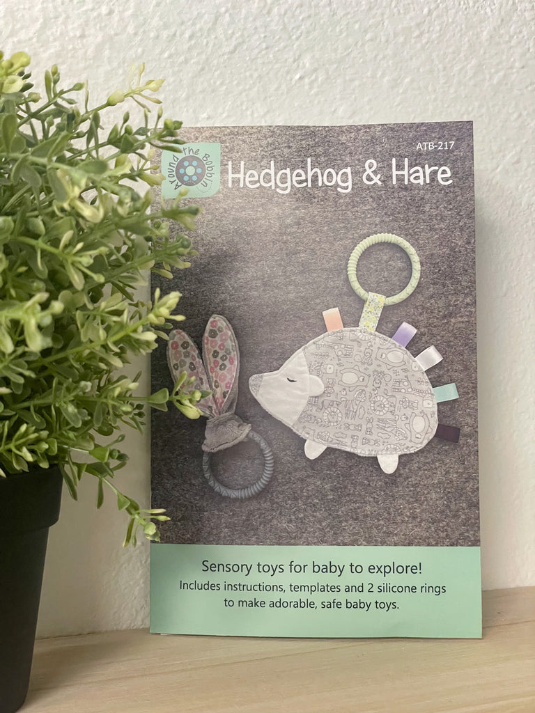 Hedgehog & Hare Sensory Toy Pattern & Silicone Rings