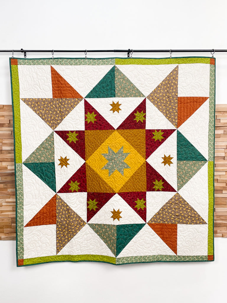 Autumn Farmhouse Morning Star Quilt 