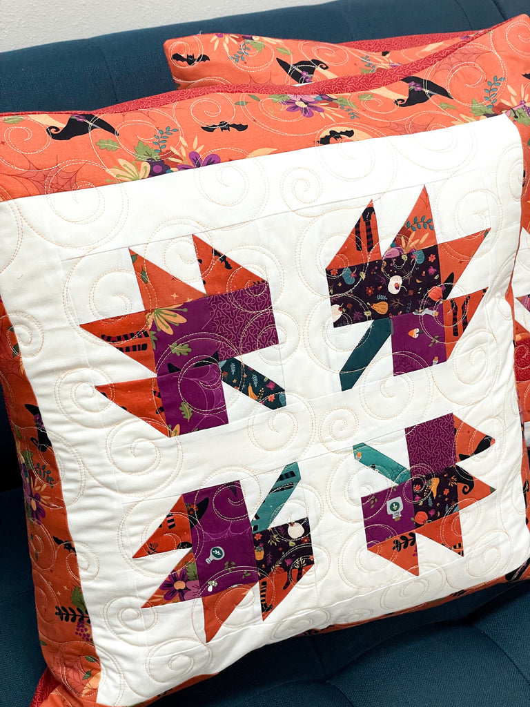 Patchwork Leaves Pillow 