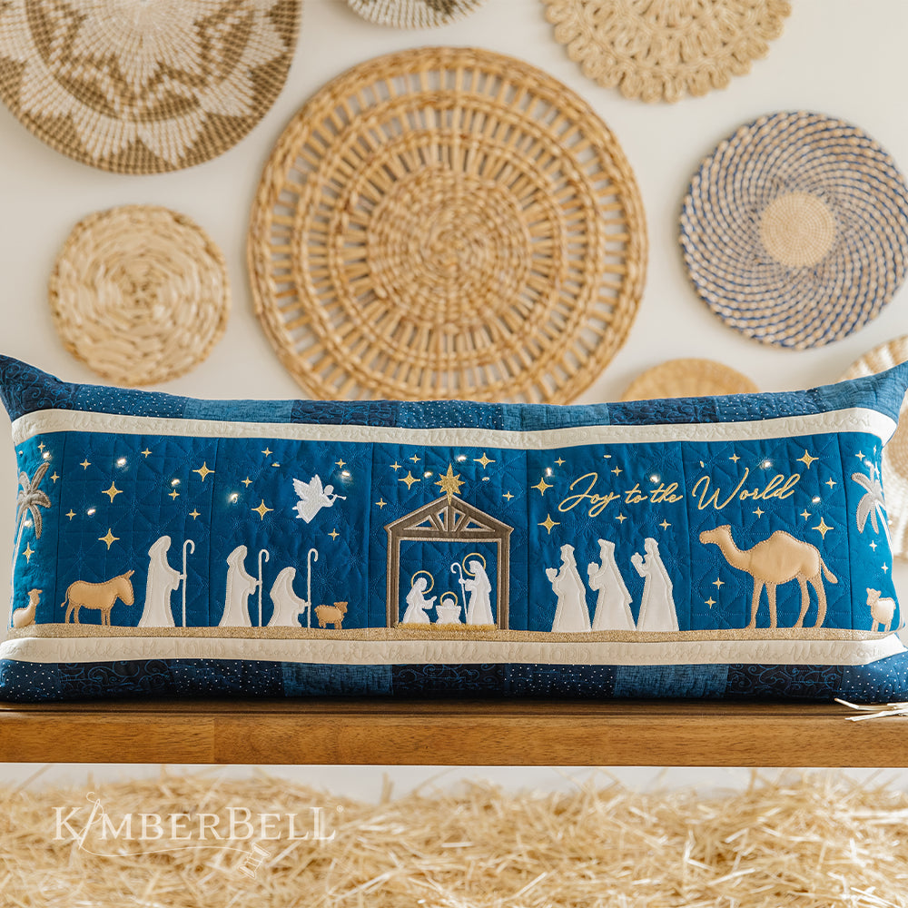 Kimberbell Nativity Bench Pillow - Fabric Only Kit