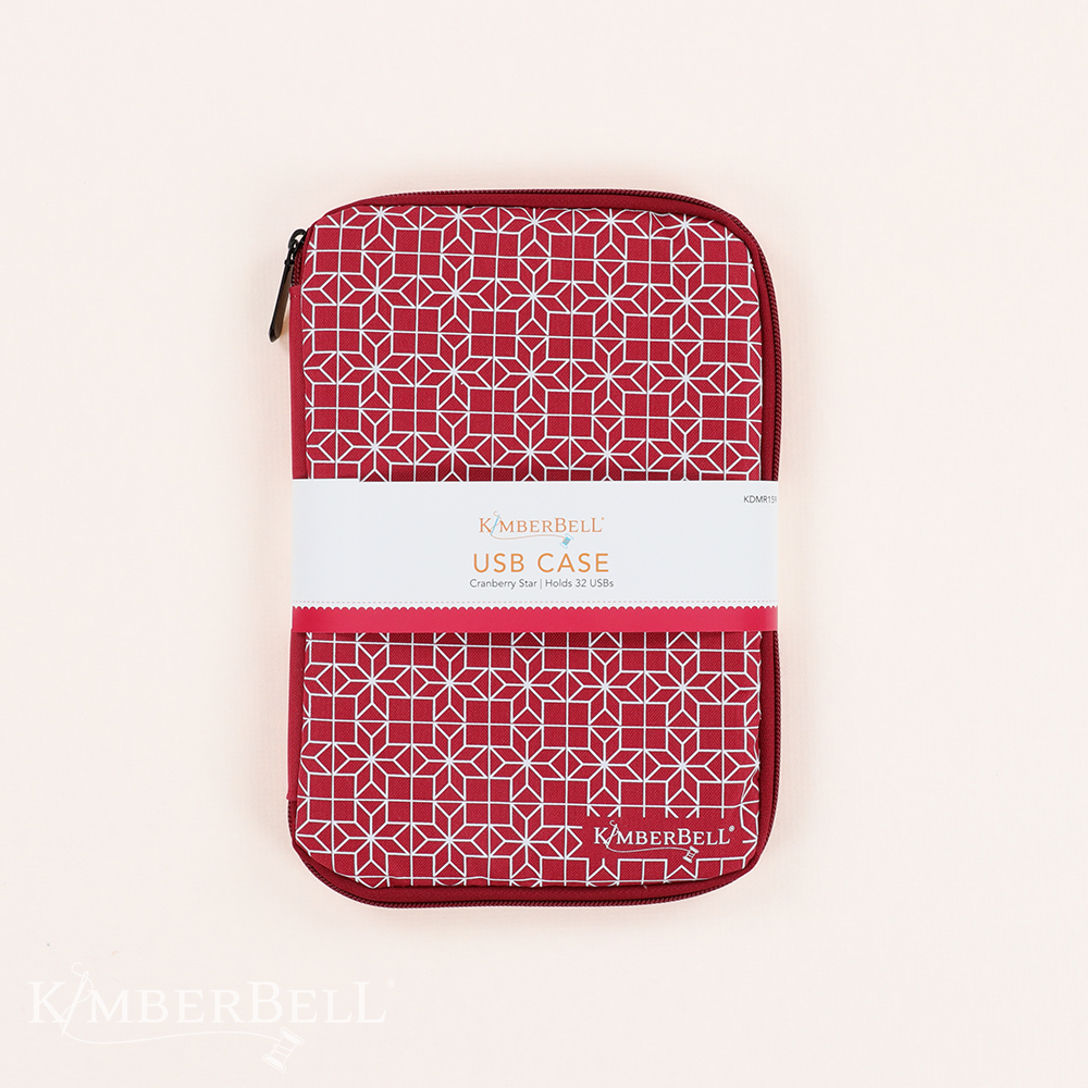 Kimberbell USB Case, Cranberry Star