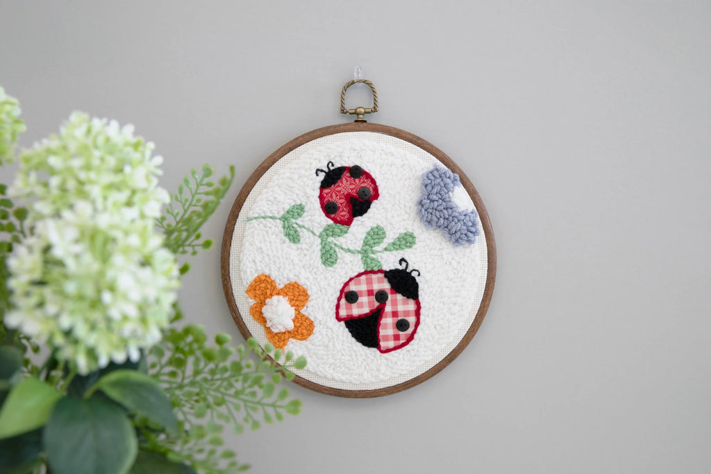Kimberbell Punch Needle Embroidery Kit - Bugs & Blooms!