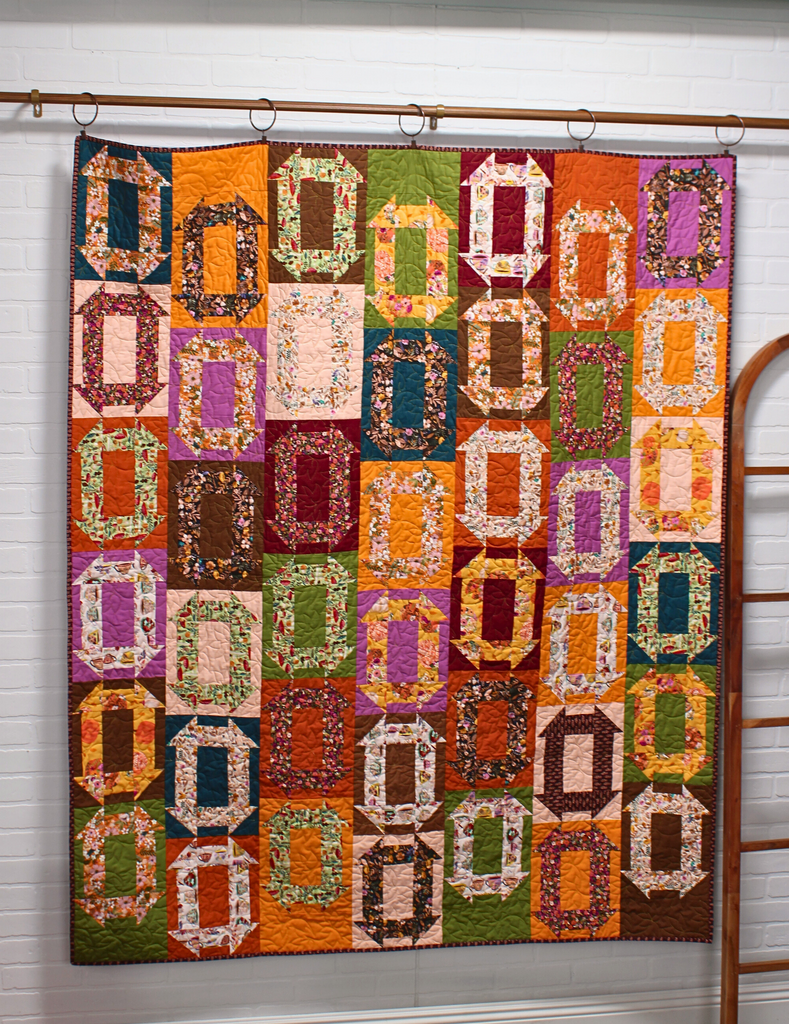 churndash patterned quilt