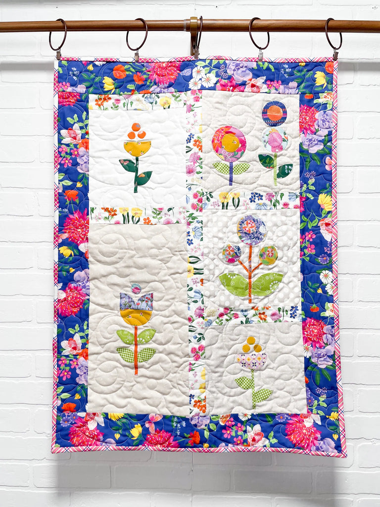 Nana's Flower Garden Wall Hanging Pattern 