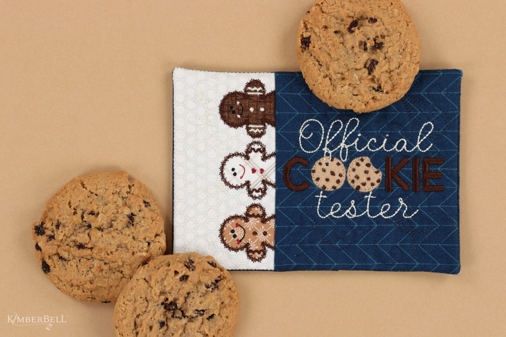 Kimberbell Embroidery Club - October 2024: Official Cookie Tester Mug Rug - DESIGN 