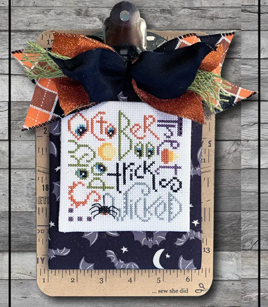 Pine Mountain Designs - October Typography and Floss