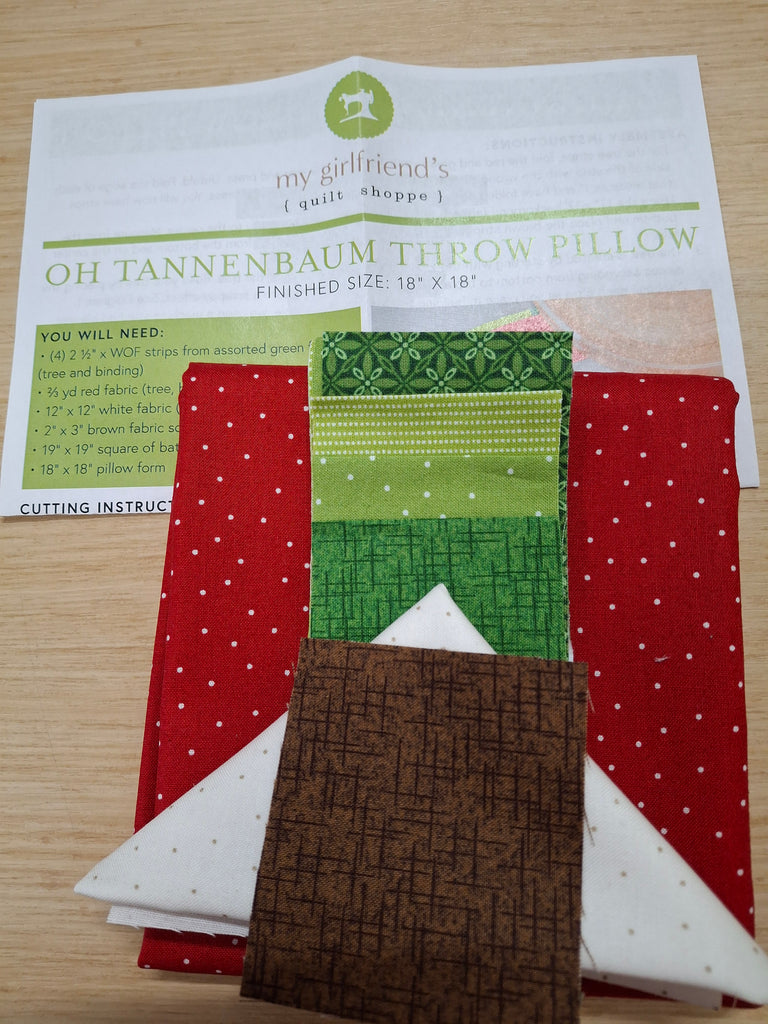 Oh Tannebaum Pillow Kit 18" x 18"