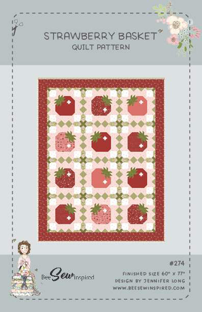 Strawberry Basket Quilt Pattern by Jennifer Long 