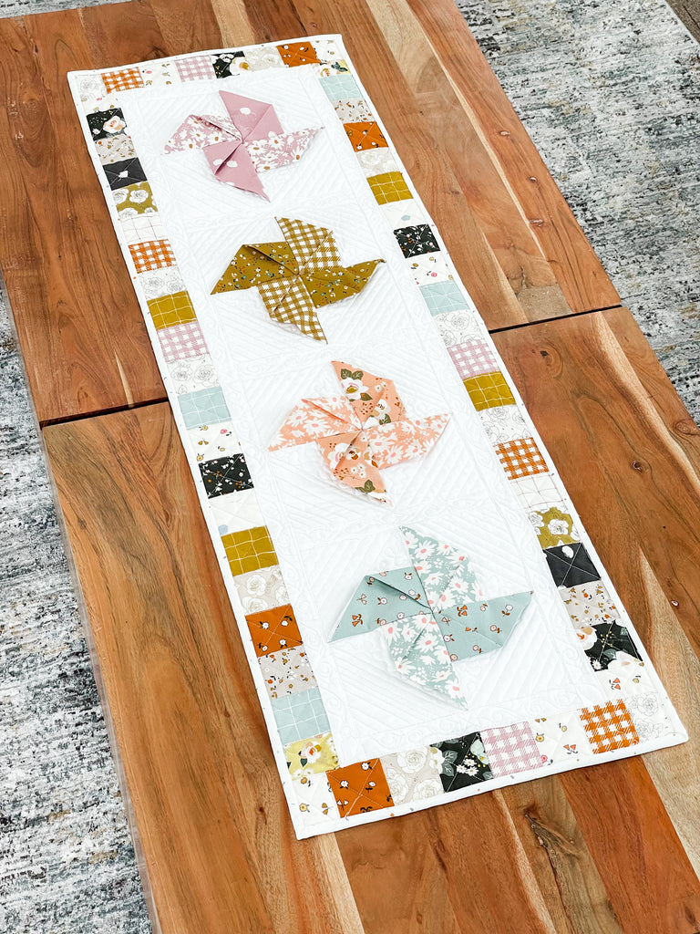 Playful Pinwheels Table Runner