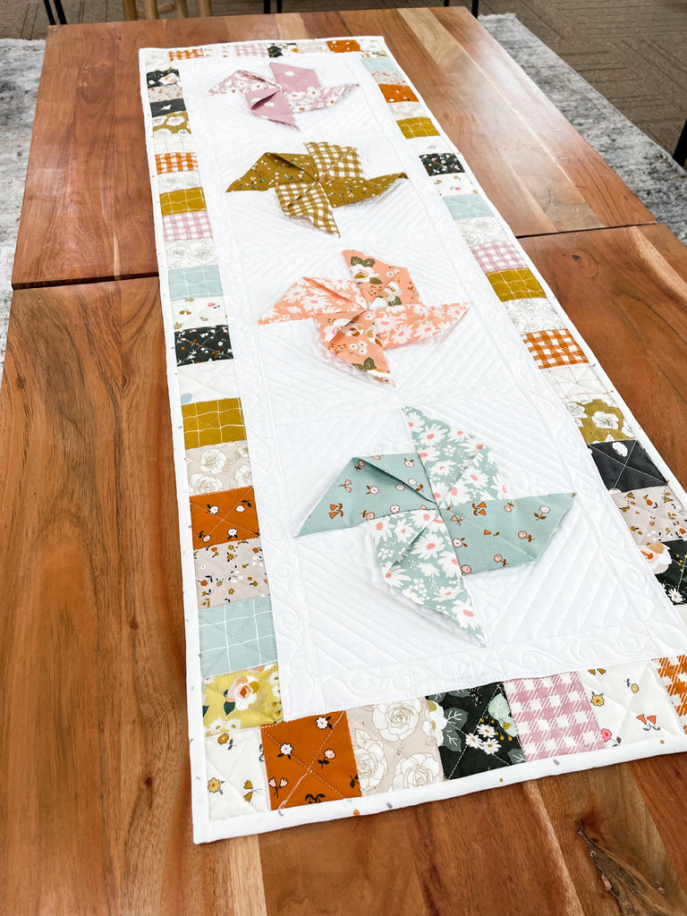 Playful Pinwheels Table Runner