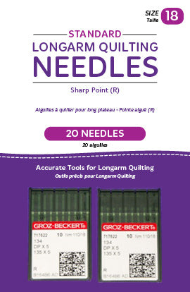 HQ Longarm Quilting Needles Size 18 two pack 