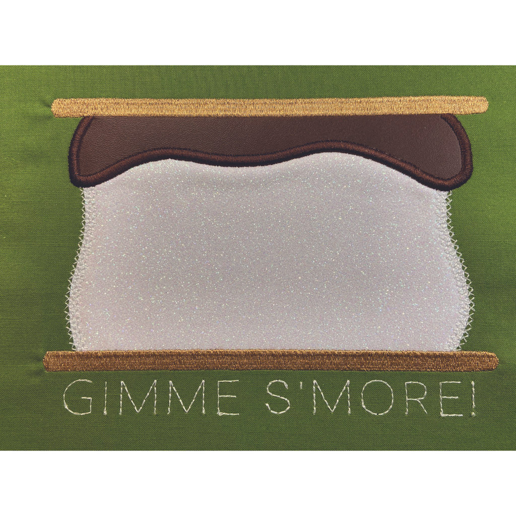 Gimme S'more Machine Embroidery Design 