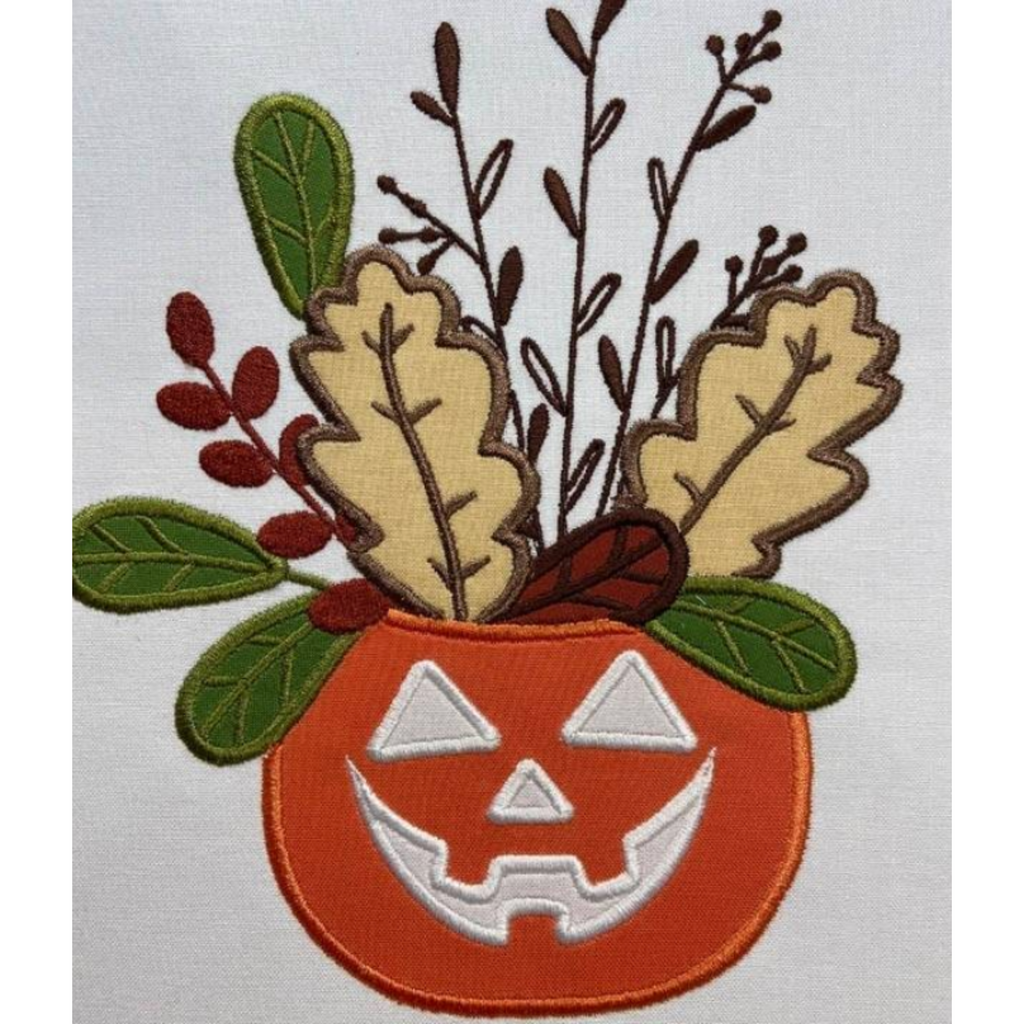 Fall/Halloween Pumpkins Machine Embroidery Design