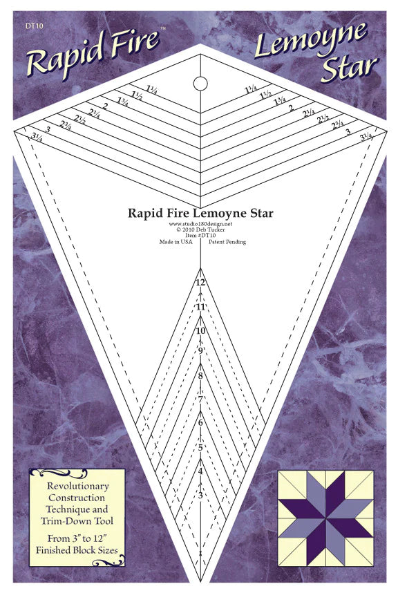 Rapid Fire Lemoyne Star Ruler by Deb Tucker