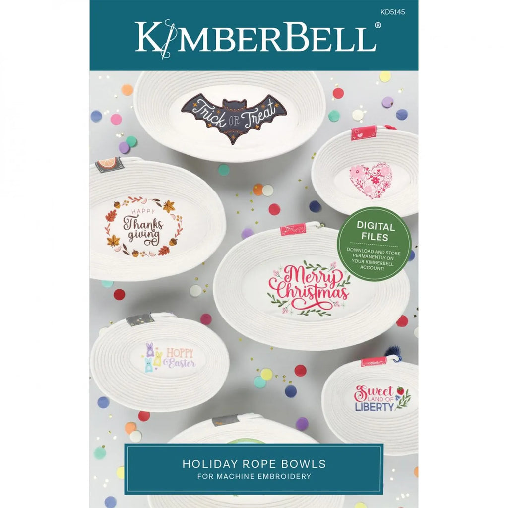 Preorder Kimberbell Holiday Rope Bowls CD