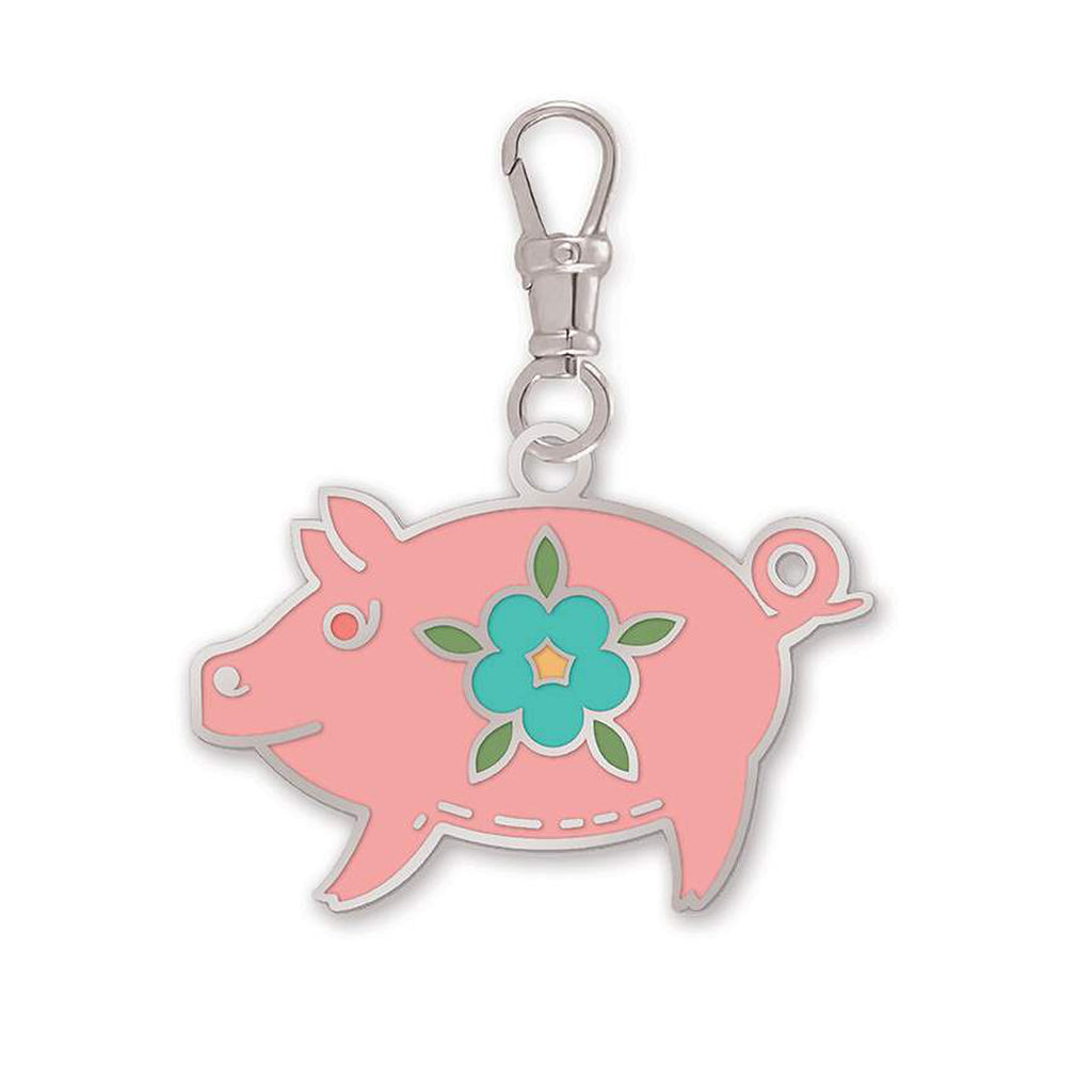 Lori Holt Enamel Happy Charm Piggy 